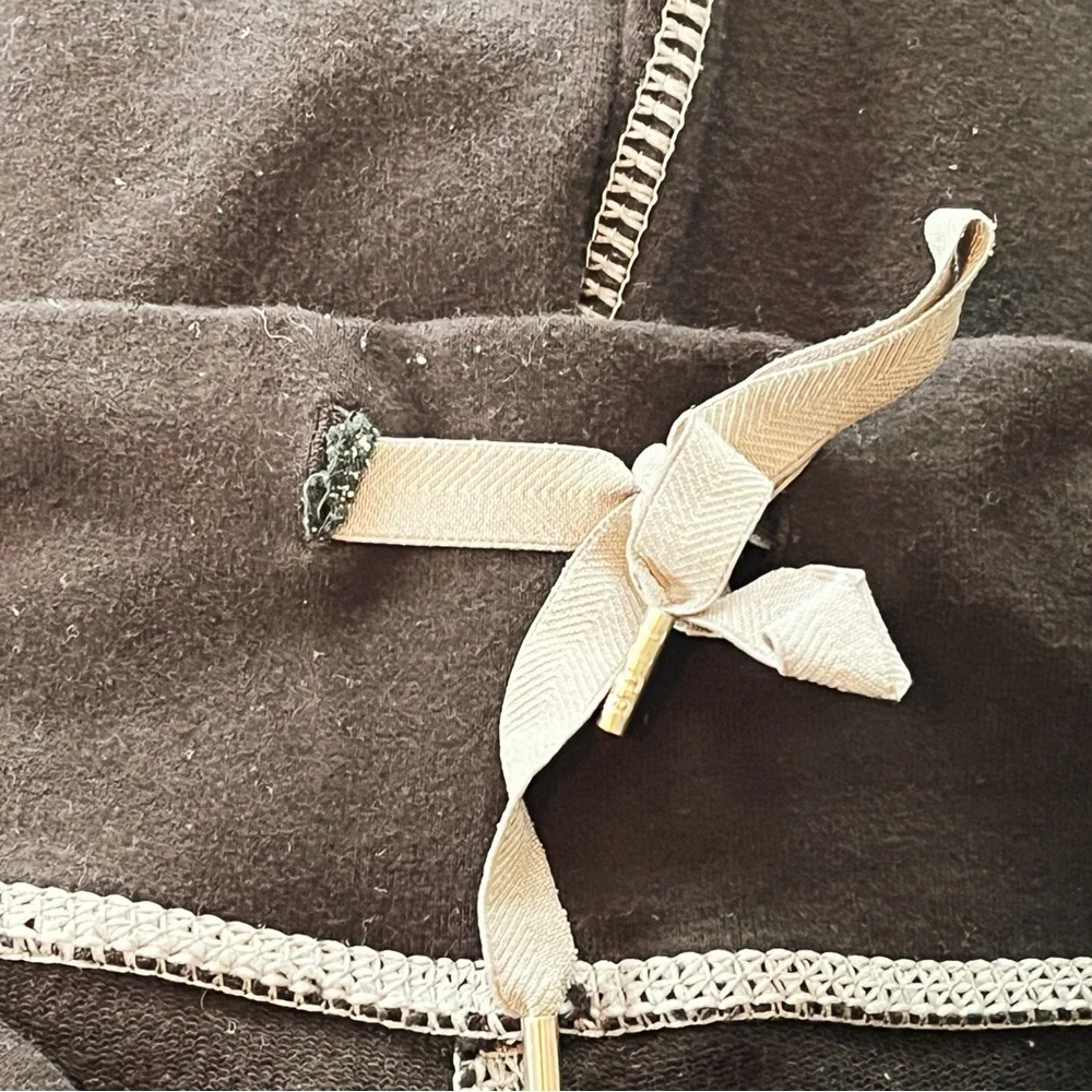 Black Dog Women’s Black Sweatpants with White Trim - Picture 6 of 9